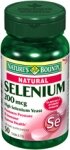 Natures Bounty Selenium 200mcg, 50 Tablets