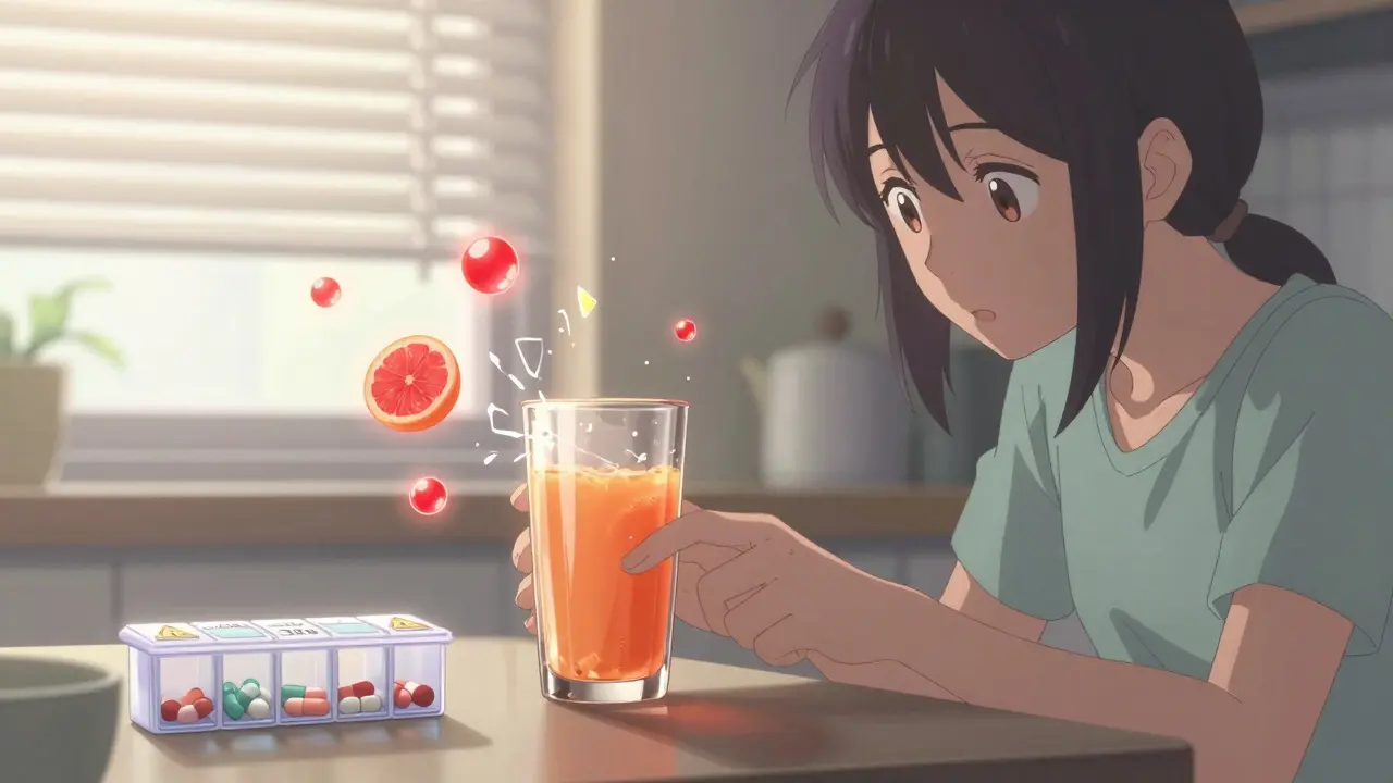 Grapefruit Juice and Medications: What You Must Know Before You Drink